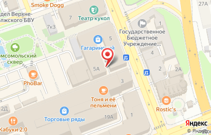 Магазин Загородная жизнь на улице Гагарина на карте