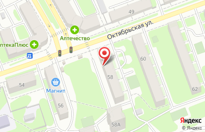 Торгово-сервисная фирма Профессионал-ИНФОРМ на Октябрьской улице на карте