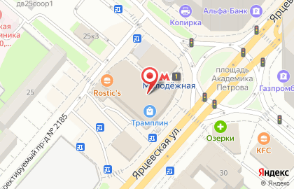 Ювелирный магазин Sim Sim на Ярцевской улице на карте