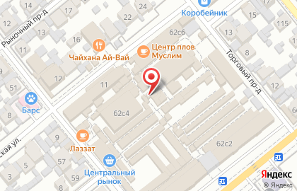Киоск по продаже фруктов и овощей на Комсомольской на карте