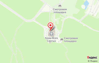 Храм Всех Святых на карте