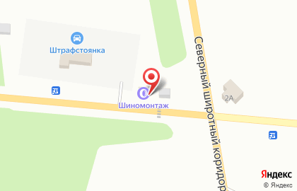Шиномантажная мастерская на карте