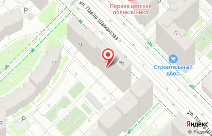 Парикмахерская Быстро стрижка на улице Павла Шаманова на карте