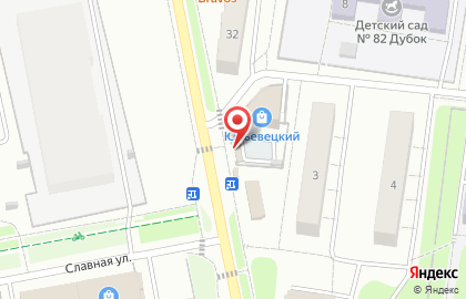 Киоск овощей и фруктов во Владимире на карте