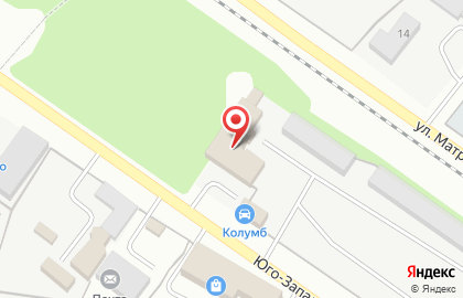 Автомойка Колумб на карте