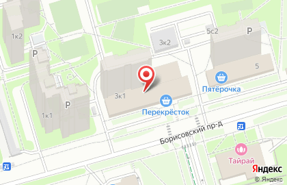 Перекресток на Шипиловской на карте