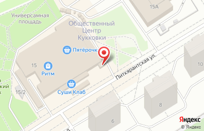 Магазин Свежая выпечка в Петрозаводске на карте