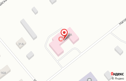 Мончегорская центральная районная больница на Нагорной улице на карте