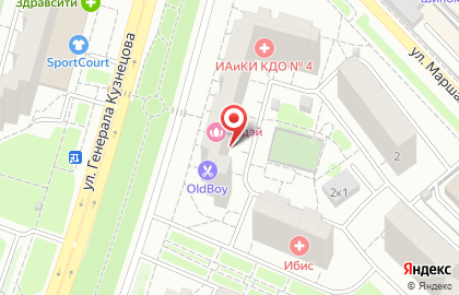 Ткани на улице Генерала Кузнецова на карте