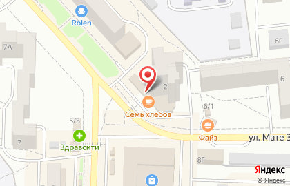 Столовая Семь хлебов в Советском районе на карте