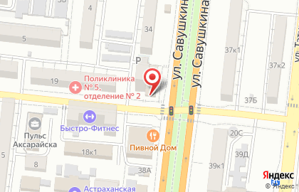 Супермаркет Магнит на улице Савушкина, 36 на карте