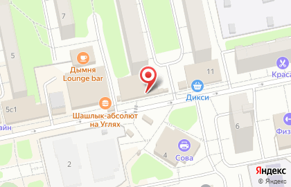 Магазин хозтоваров и бытовой химии на улице Фадеева на карте