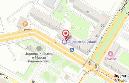 Терминал Энерготрансбанк на площади Калинина, 11 на карте