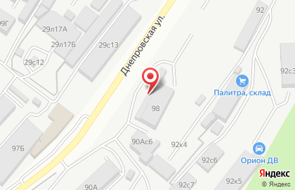 Транспортная компания Босфор в Первореченском районе на карте