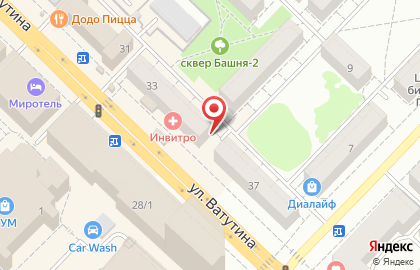 Агентство услуг для автовладельцев АВТО РИЭЛТ на площади Карла Маркса на карте