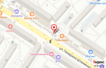 Магазин кондитерских изделий Рада в Краснооктябрьском районе на карте
