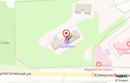 Гостиница Здоровье в Чернушке на карте