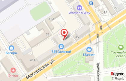 Мёд на Московской улице на карте