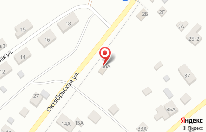 Магазин автозапчастей Гараж на Октябрьской улице на карте