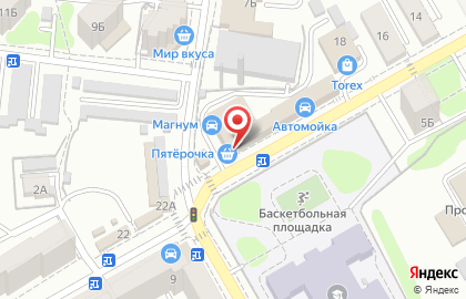 Супермаркет Пятёрочка в Ленинском районе на карте