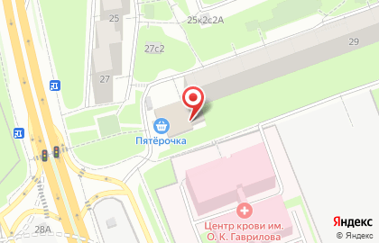 Супермаркет Пятёрочка в Москве на карте