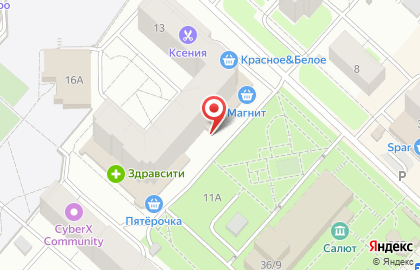 ОАО Банкомат, АКБ Чувашкредитпромбанк на улице Мате Залка на карте