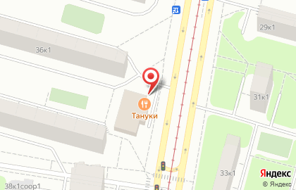 Японский ресторан Тануки на Чертановской улице, 36 стр 1 на карте