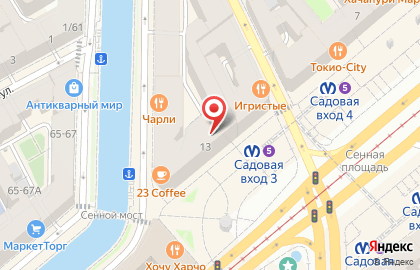 Юридическое бюро Право на Сенной площади на карте