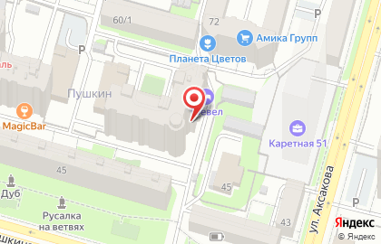 Супермаркет Everyday на улице Пушкина на карте