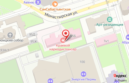 Вдохновение на Монастырской улице на карте