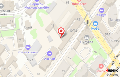 Грузовой поток Казань на карте