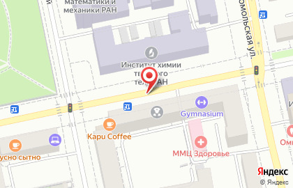 Следственное управление Следственного комитета РФ по Свердловской области в Екатеринбурге на карте