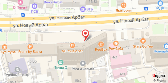 Школа иностранных языков Allada School на улице Новый Арбат на карте