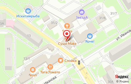 Пекарня Мистер Мельник в Советском районе на карте