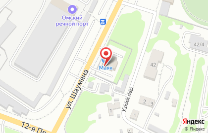 Кафе быстрого питания Маяк в Ленинском районе на карте