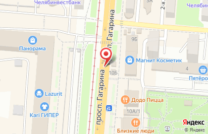 Салон связи МТС в Челябинске на карте