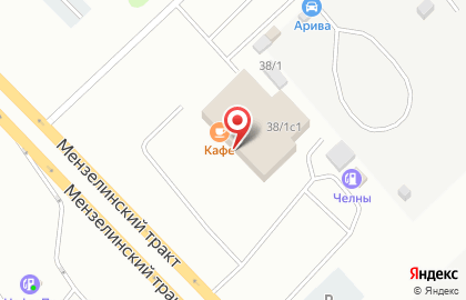 Столовая в Казани на карте