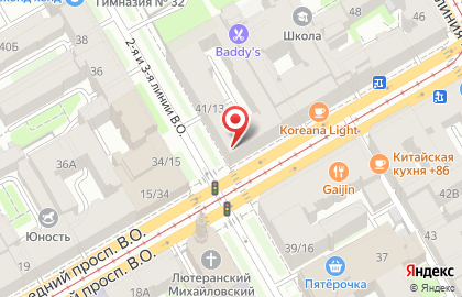 Магазин Все для шитья и рукоделия в Санкт-Петербурге на карте