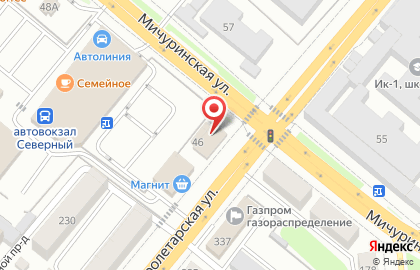 Супермаркет Магнит на Мичуринской улице, 46 к 1 на карте