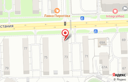 Продуктовый магазин в Казани на карте