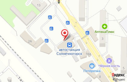 Химчистка-прачечная Сервис-Быт в Солнечногорске на Красной улице на карте