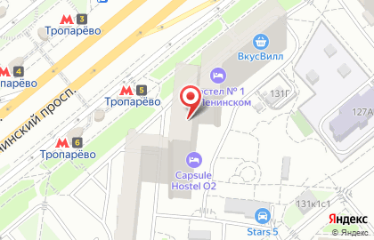 Стоматологический центр ДоКа-Дент на метро Тропарёво на карте