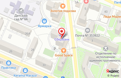 Ресторан Европа на Малоземельской улице на карте