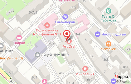 Пансионат Ника на улице Жуковского на карте