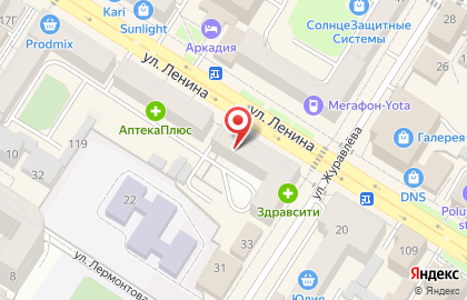 Магазин фруктов и овощей в Центральном районе на карте