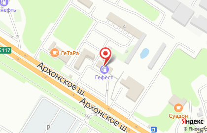 Гефест во Владикавказе на карте