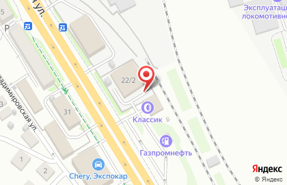 Шиномонтажная мастерская на Площади Гарина-Михайловского на карте