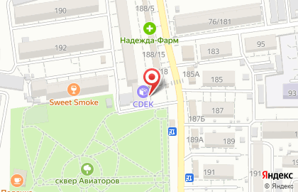 Магазин Деревенское мясо на улице Луначарского на карте