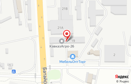 Мебельный магазин Мебель ОПТ Торг на Батайской улице на карте
