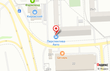 Магазин автозапчастей Перспектива Авто на Ольховской улице на карте